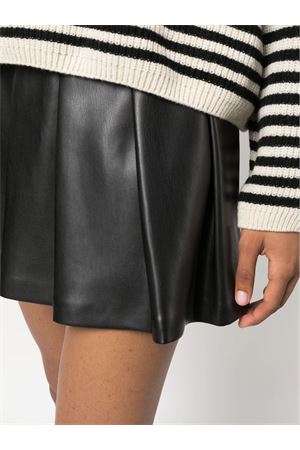 Black faux leather skirt SEMI COUTURE | Y3WT05Y690